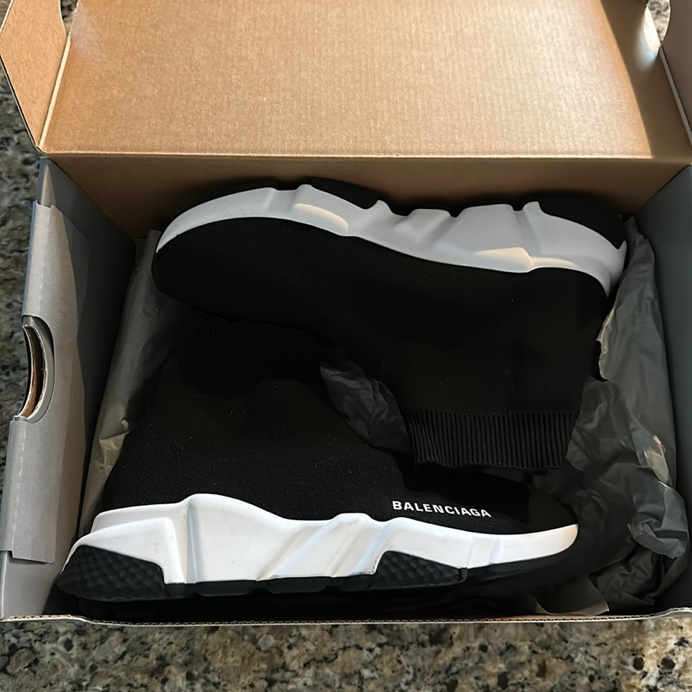Balenciaga speed knit high top sneakers - Picture 2 of 10
